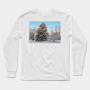 Morning Snow on the Pine Long Sleeve T-Shirt